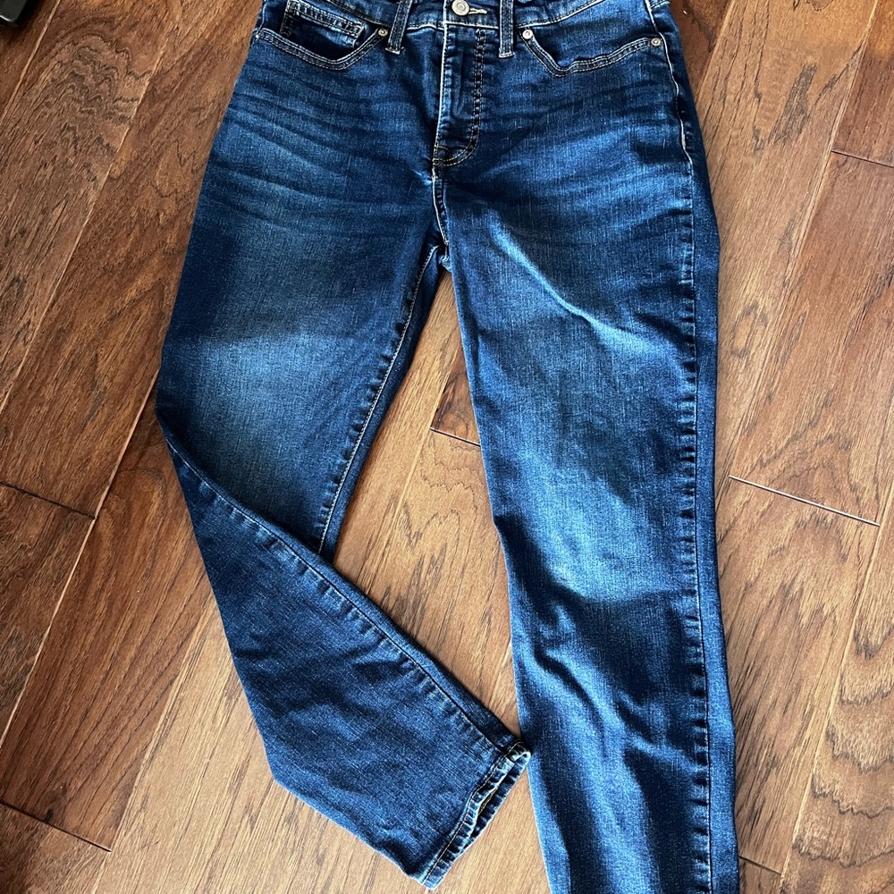 Lucky Brand Dark Blue Women's Ankle Jeans
